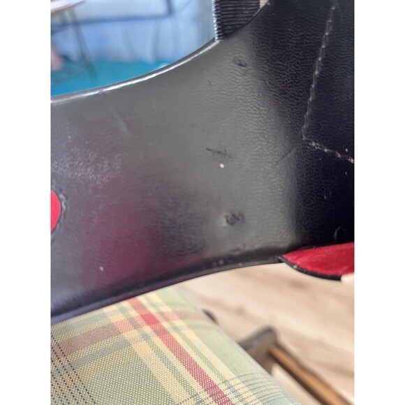 Vintage 90s y2k Mod Chunky Platform Slides Black White Nine West Size 8.5 M - Picture 11 of 11